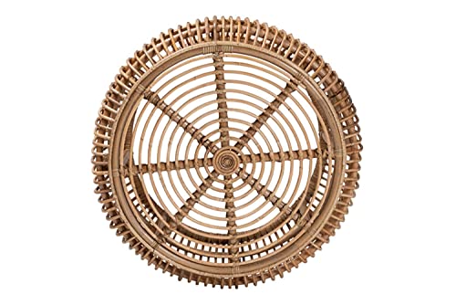 Natural Brown Antique Rattan Coffee Table Z932