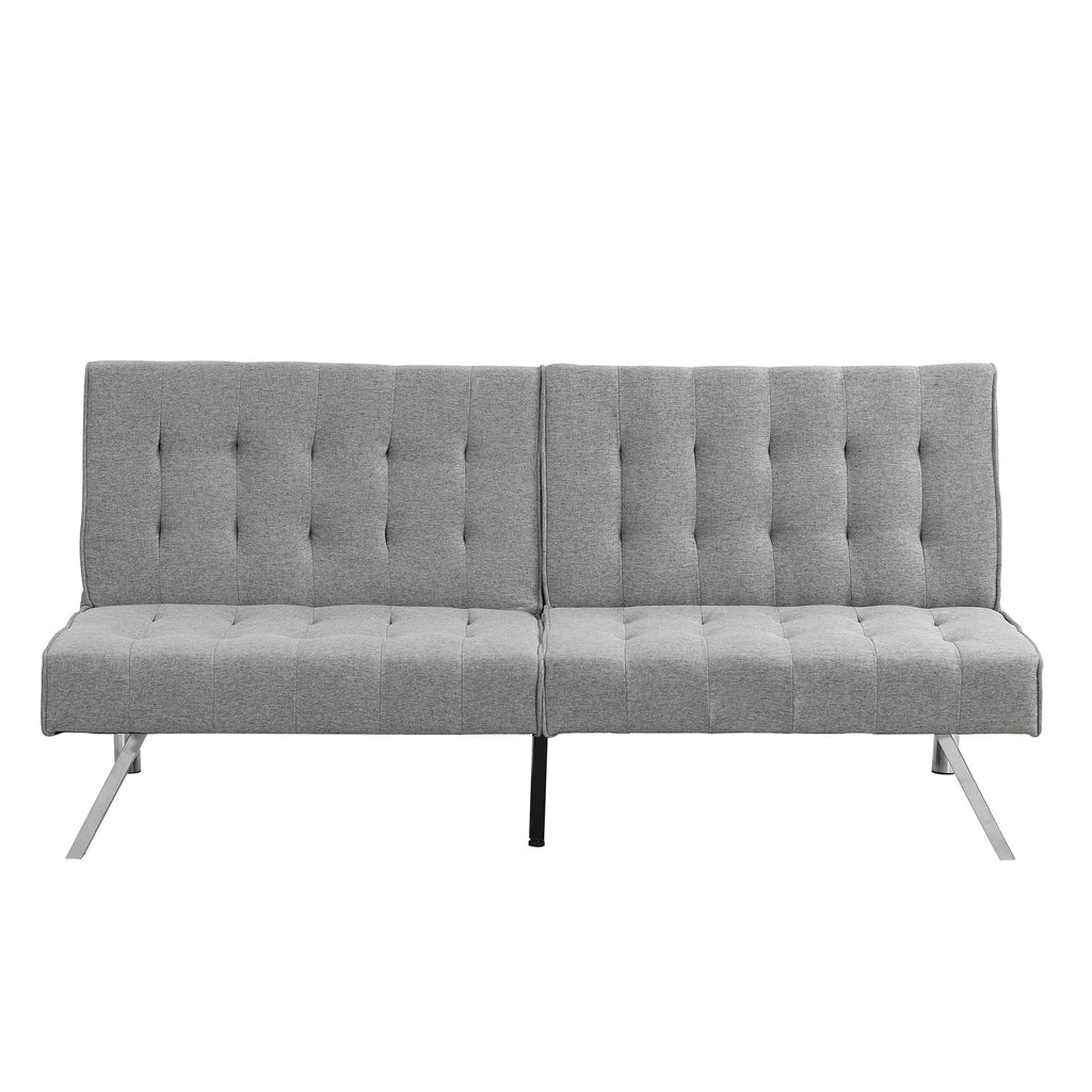 Black Wood Frame Futon Sofa Bed K1557
