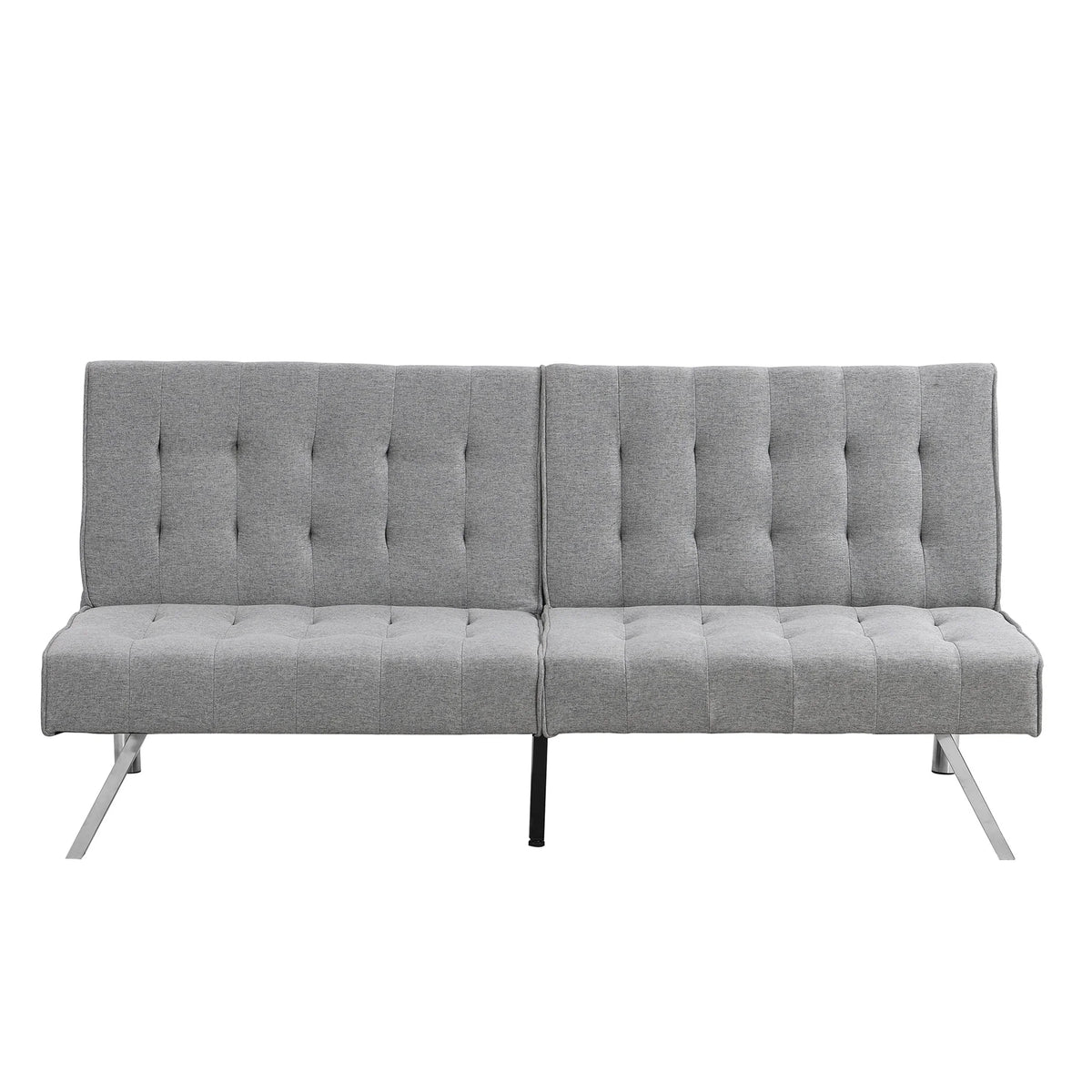 Black Wood Frame Futon Sofa Bed K1557