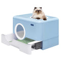 Large Enclosed Cat Litter Box with Lid U5672