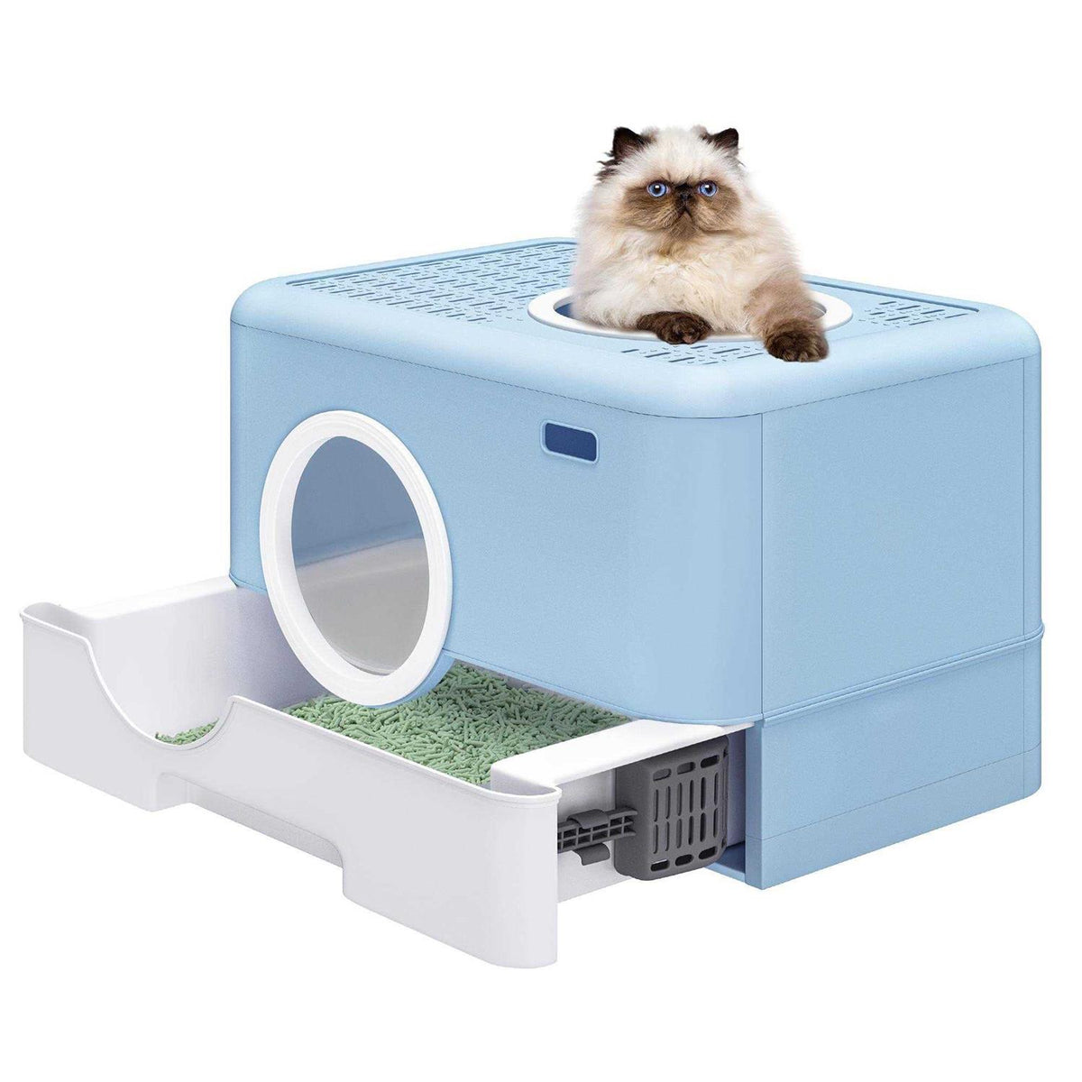 Large Enclosed Cat Litter Box with Lid U5672