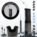 Water-Powered Ear Cleaner, 12 Reusable Tips, 3 Pressure Modes Q35942