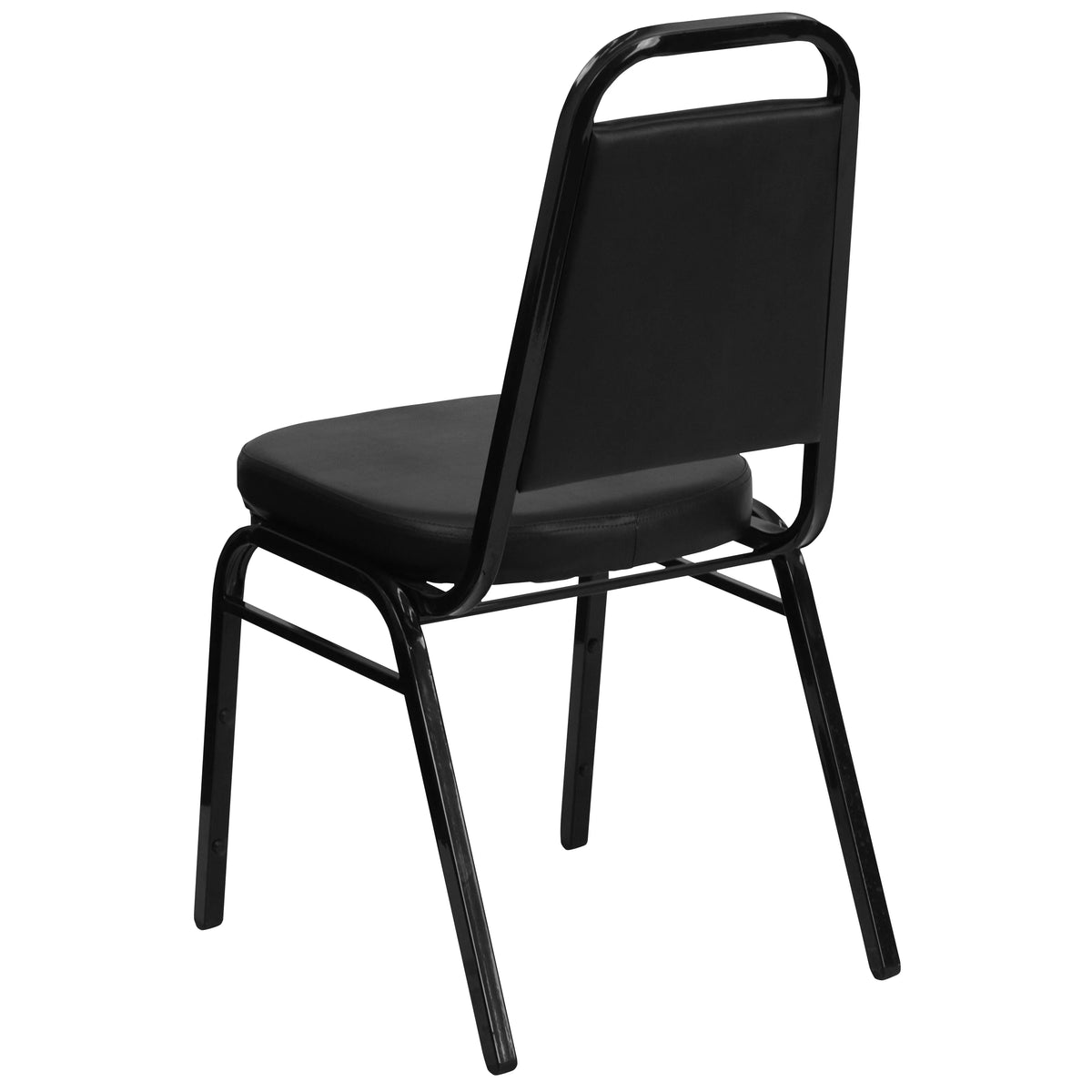 4 Pack Black Vinyl Stacking Banquet Chair F6920