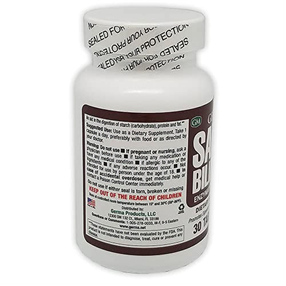 Bile Salts Dietary Supplement 30 Tablets Pack of 3 T5009