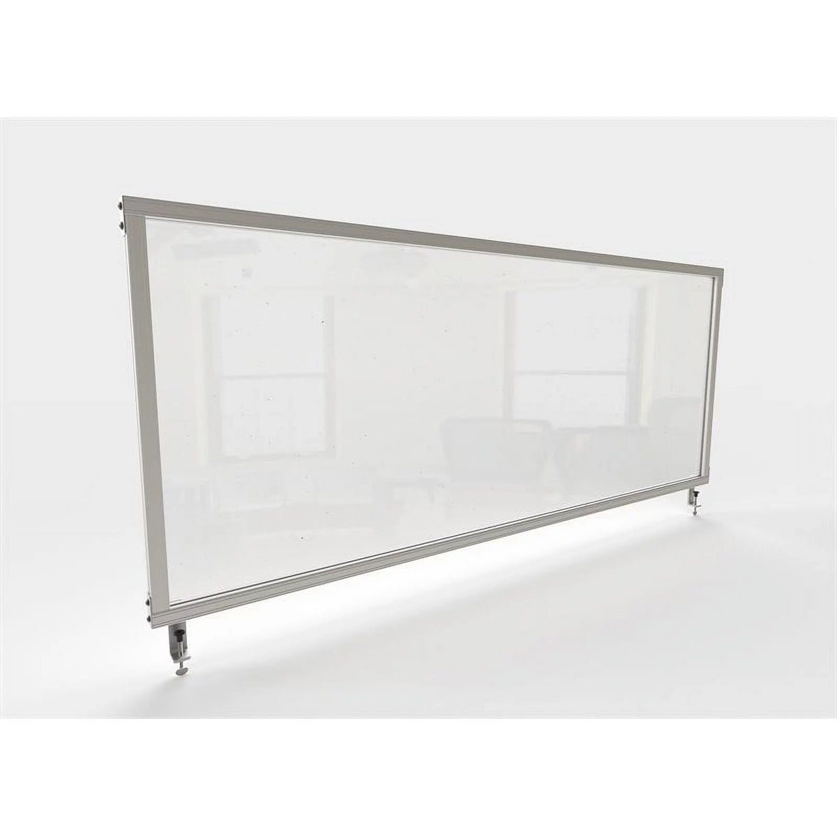Clear 24" x 59" Desktop Divider Z594