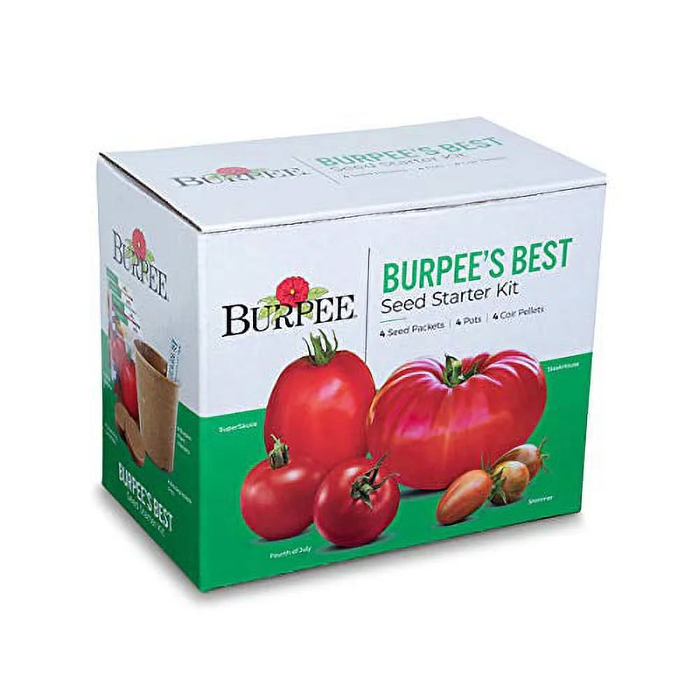 4 Tomato Seed Packets, 4 Pots, 4 Coir Pellets & 4 Plant Markers S8995