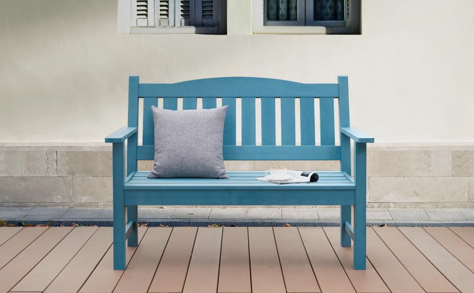 2-Person All-Weather Poly Lumber Outdoor Bench N202431