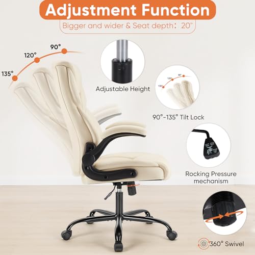 Black Ergonomic PU Leather Office Chair O69112