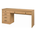 Wood Desk with File Cabinet Z667