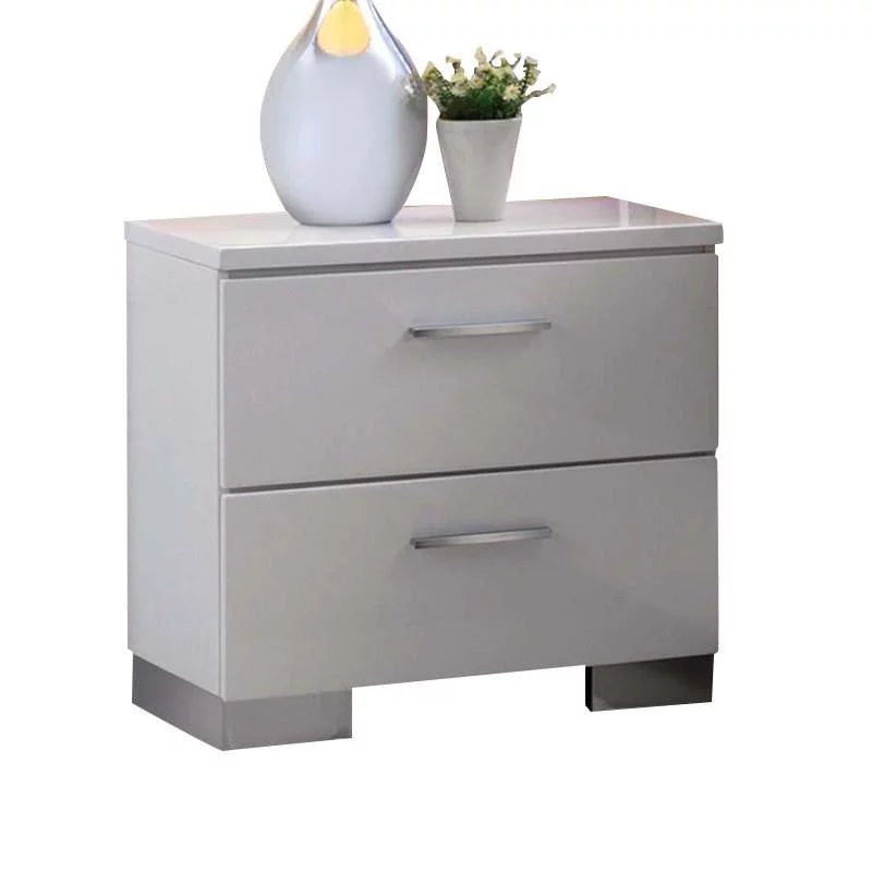 White Eastern King 5pcs Bedroom Set G237537