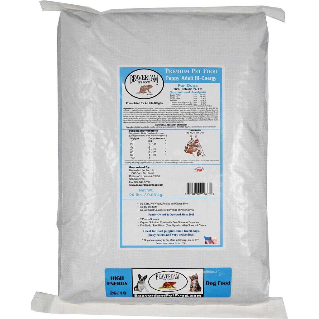 Blue Label Pork and Chicken Dry Dog Food 20 lb S643