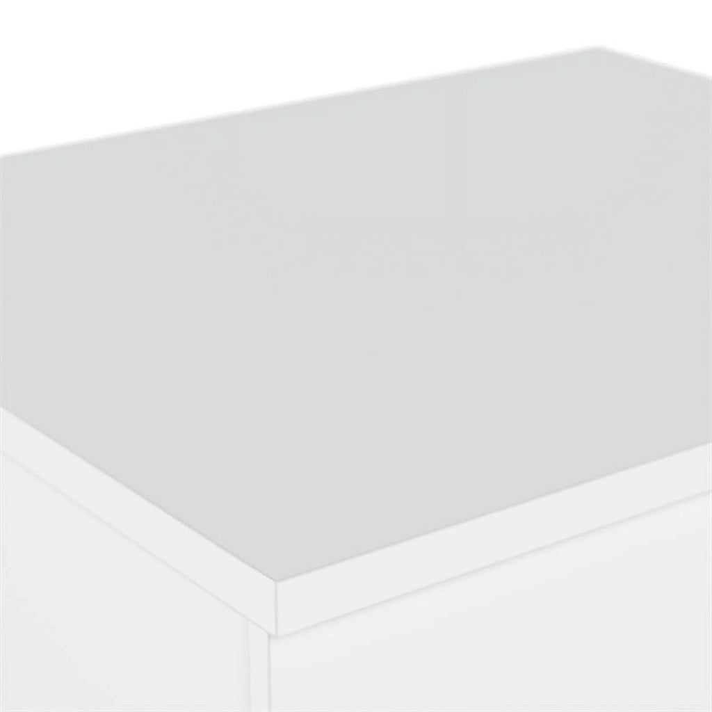 2-Drawer Engineered Wood Lateral File Cabinet in Pure White N741542