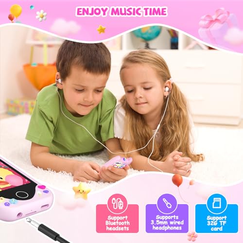 Kids Smart Phone Toy with Touchscreen, Dual Cameras, Mp3 Player, 32 GB Card K162062