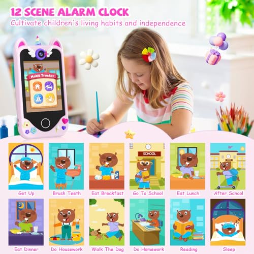 Kids Smart Phone Toy with Touchscreen, Dual Cameras, Mp3 Player, 32 GB Card K162062