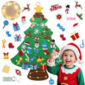 Felt Christmas Tree Set with 34 Detachable Ornament L92501