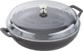 Braiser With Glass Lid, 3.5-Qt, Matte Black G524