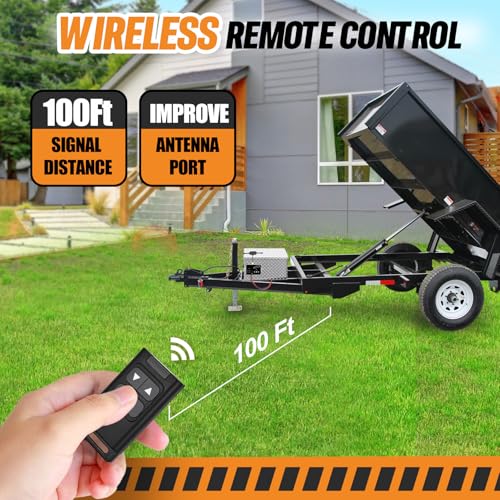 Wireless Remote Controller for 12V Hydraulic Dump Trailer with 2 Remotes U795380
