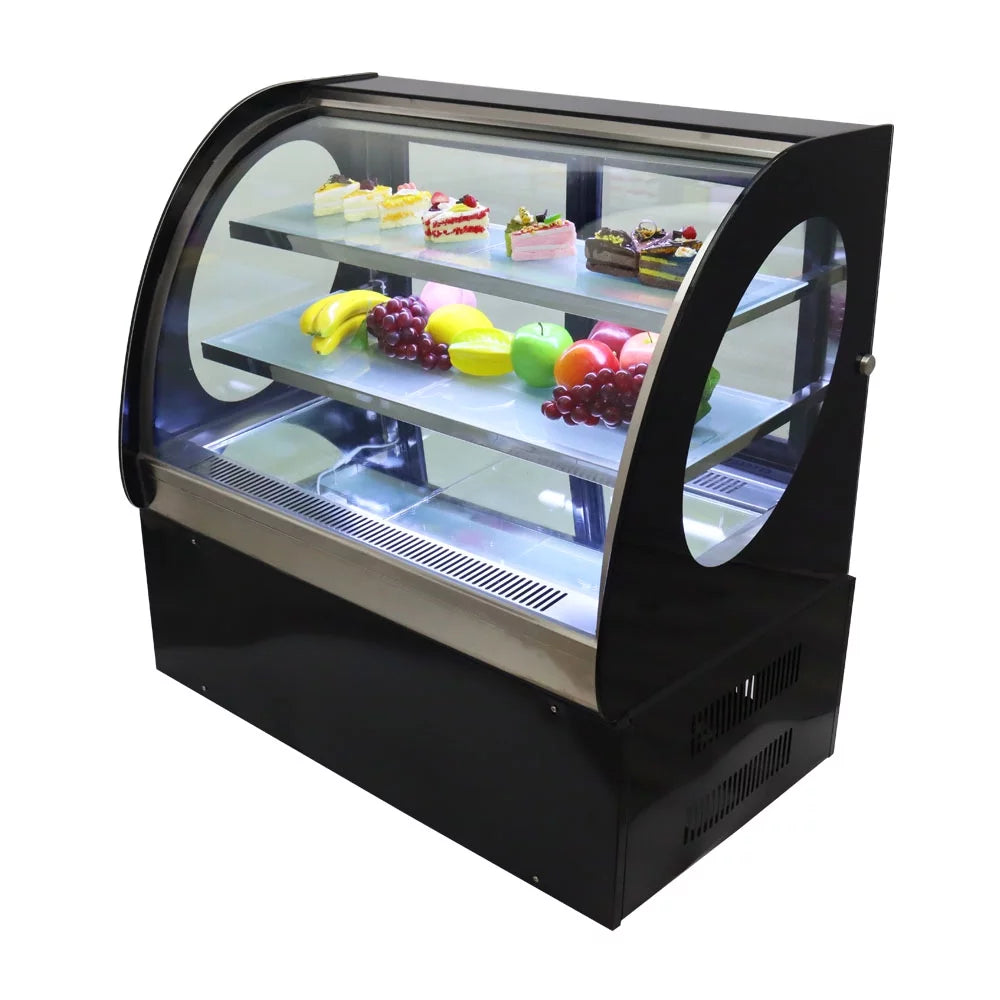 35" Curved Refrigerated Cake Display Cabinet J218466