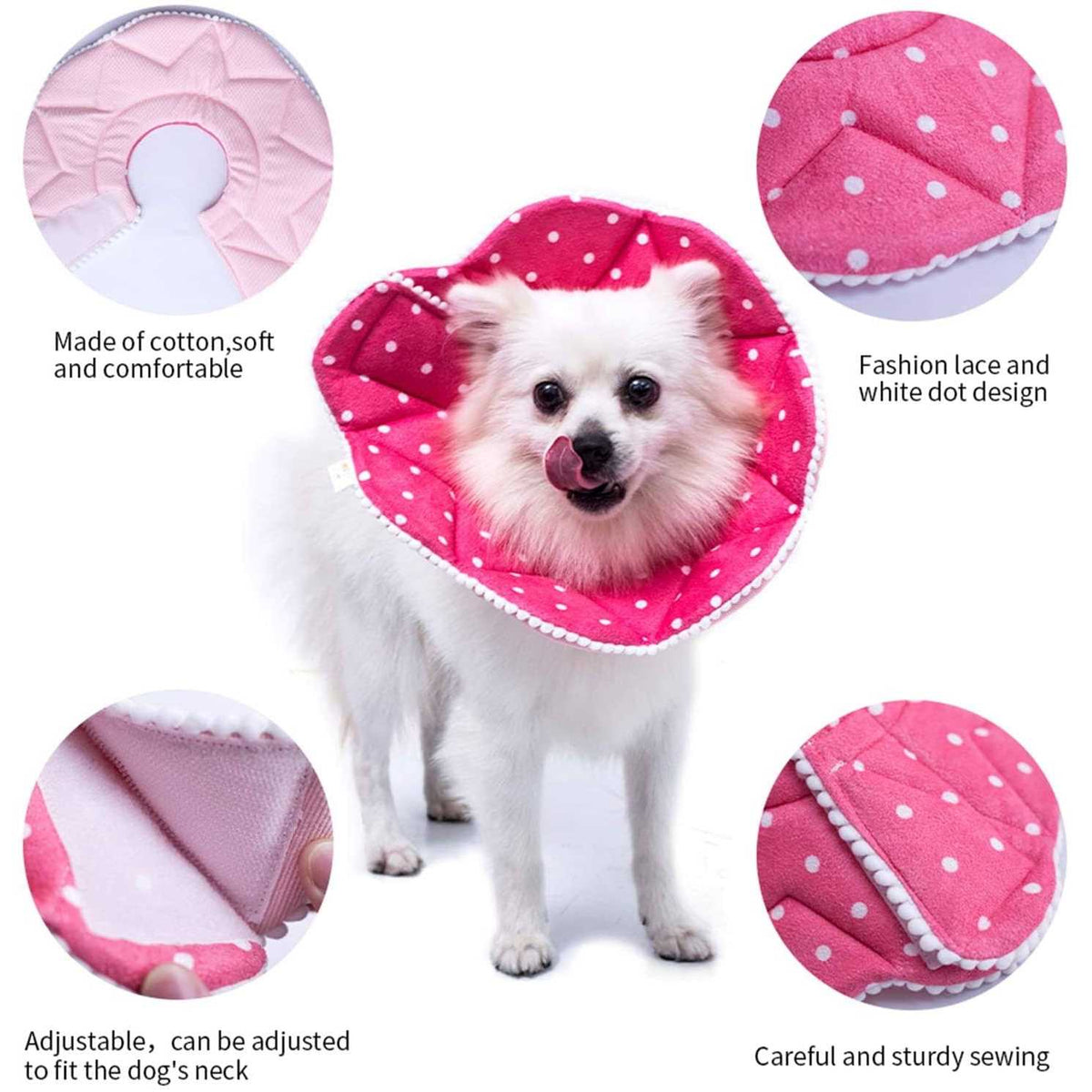 Soft Adjustable Cat Dog Recovery Collar R508429