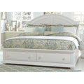 King Storage Bed in Oyster White K920138