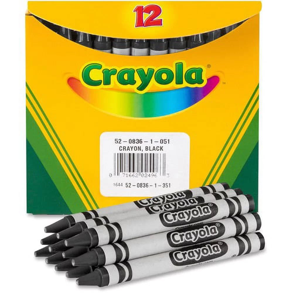 Black Bulk Crayons V6892