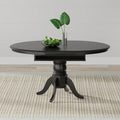 Single Pedestal Dining Table with Butterfly Leaf D77777