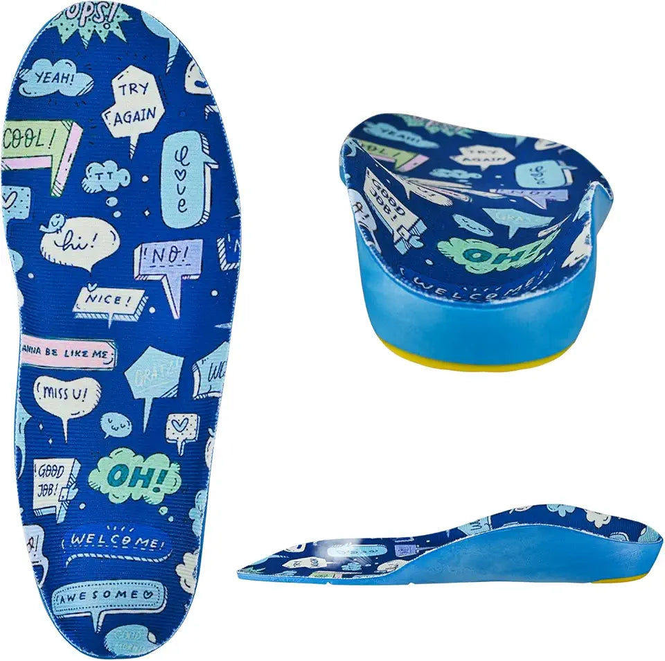 Kids Soft PU Foam Orthotic Insoles O14455