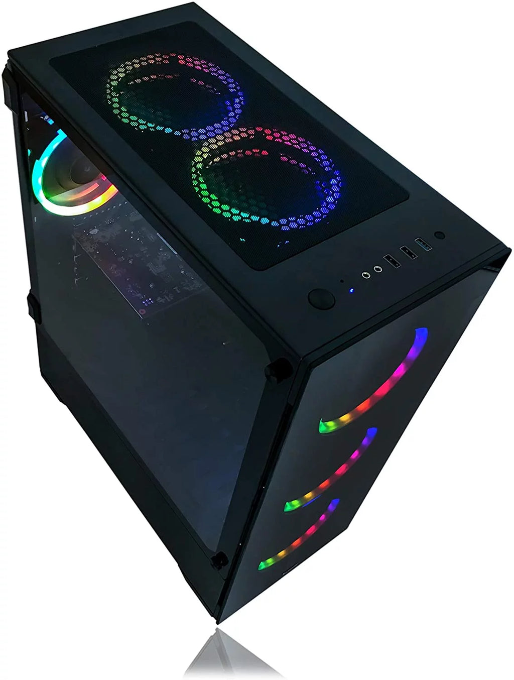 Gaming PC Desktop Computer 16GB Ram 512GB SSD RX 580 8GB L596