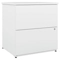 2-Drawer Engineered Wood Lateral File Cabinet in Pure White N741542