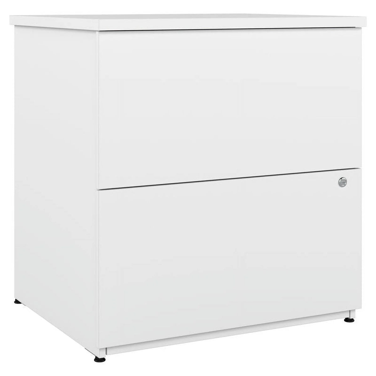 2-Drawer Engineered Wood Lateral File Cabinet in Pure White N741542