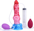 Realistic Silicone Inflatable Dildo with Suction Cup E621