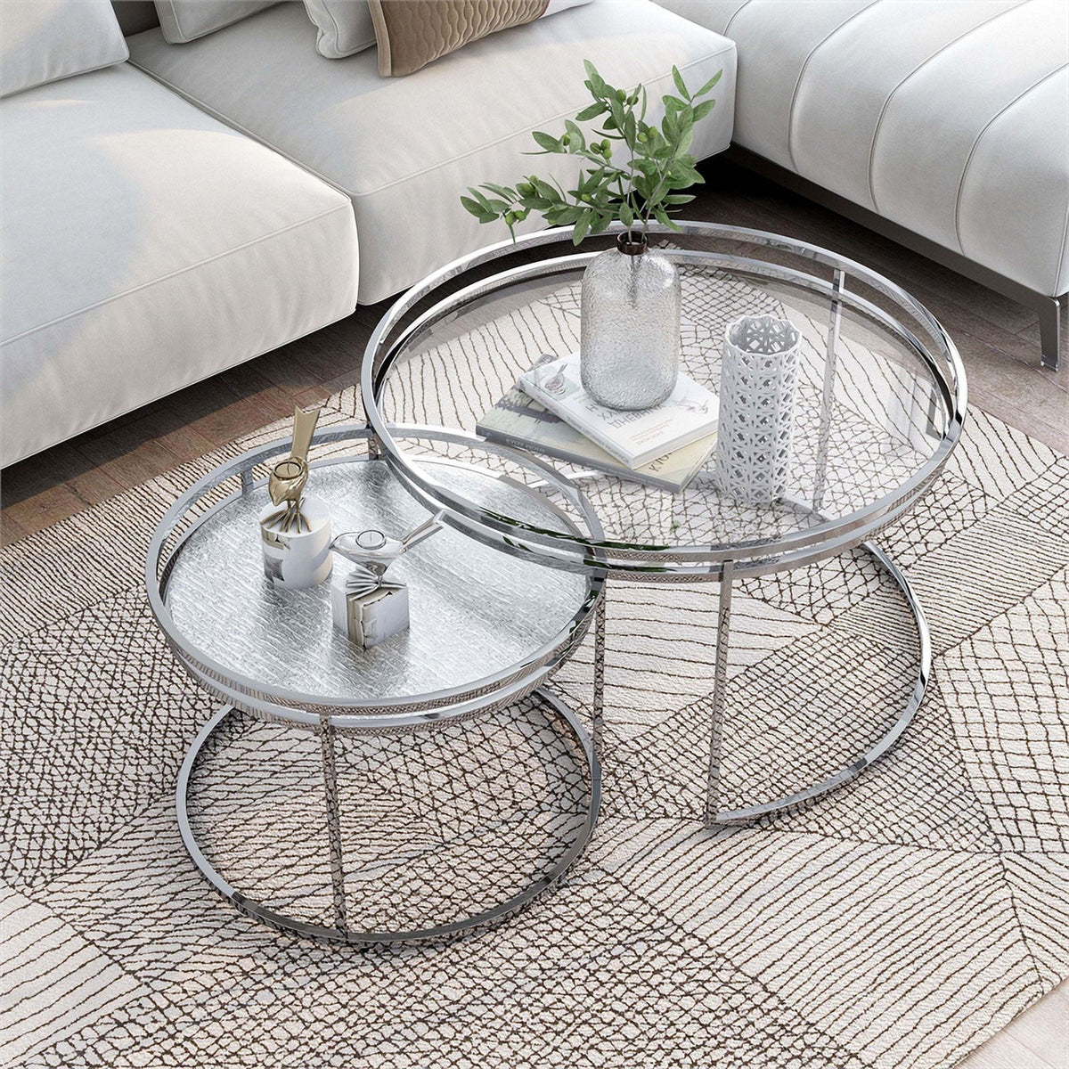 2-Piece Nesting Table J584