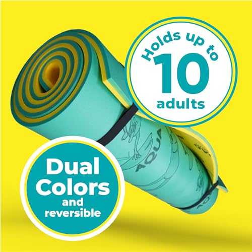 Green/Yellow Floating Water Mat R668941