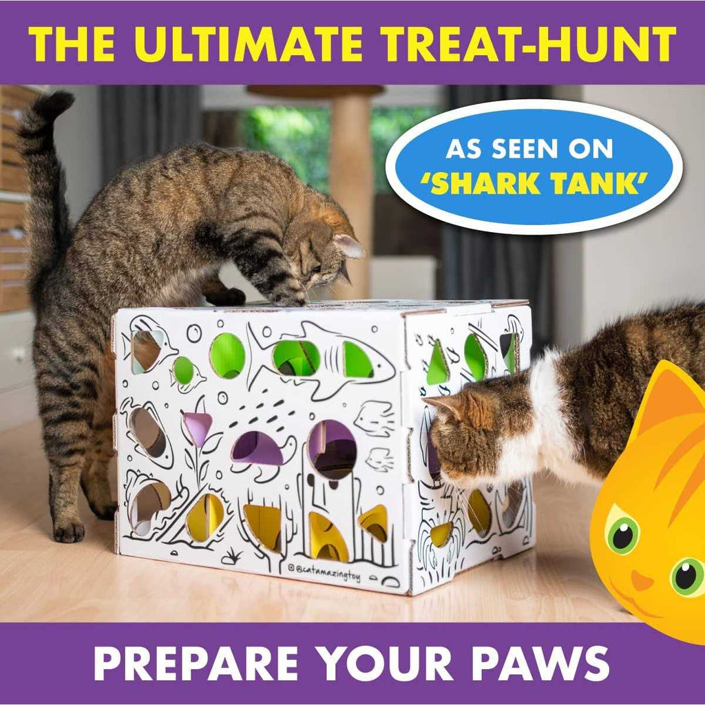 Cat Treat Puzzle Box W356173