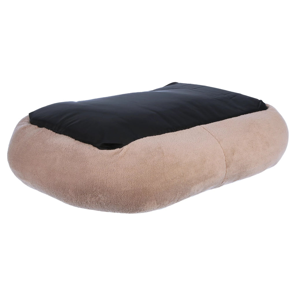 Ultra-Soft Fleece Dog & Cat Bed, Small, Brown G8356