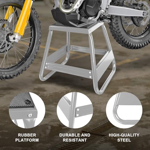 Motorcycle Stand Lift Dirt Bike Stand, Universal Panel Dirtbike Stand Jack Fit for Yamaha Honda Kawasaki, 1000LBS Capacity Removable Maintenance Motocross Stand Red

Motorcycle Dirt Bike Stand 1000LBS Capacity Red U89767