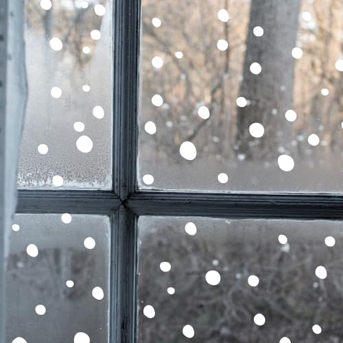 120pcs Snowflake Window Film Sticker No Glue Reusable Static Cling K8974
