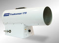 White Forced Air Open Flame Heater U7070