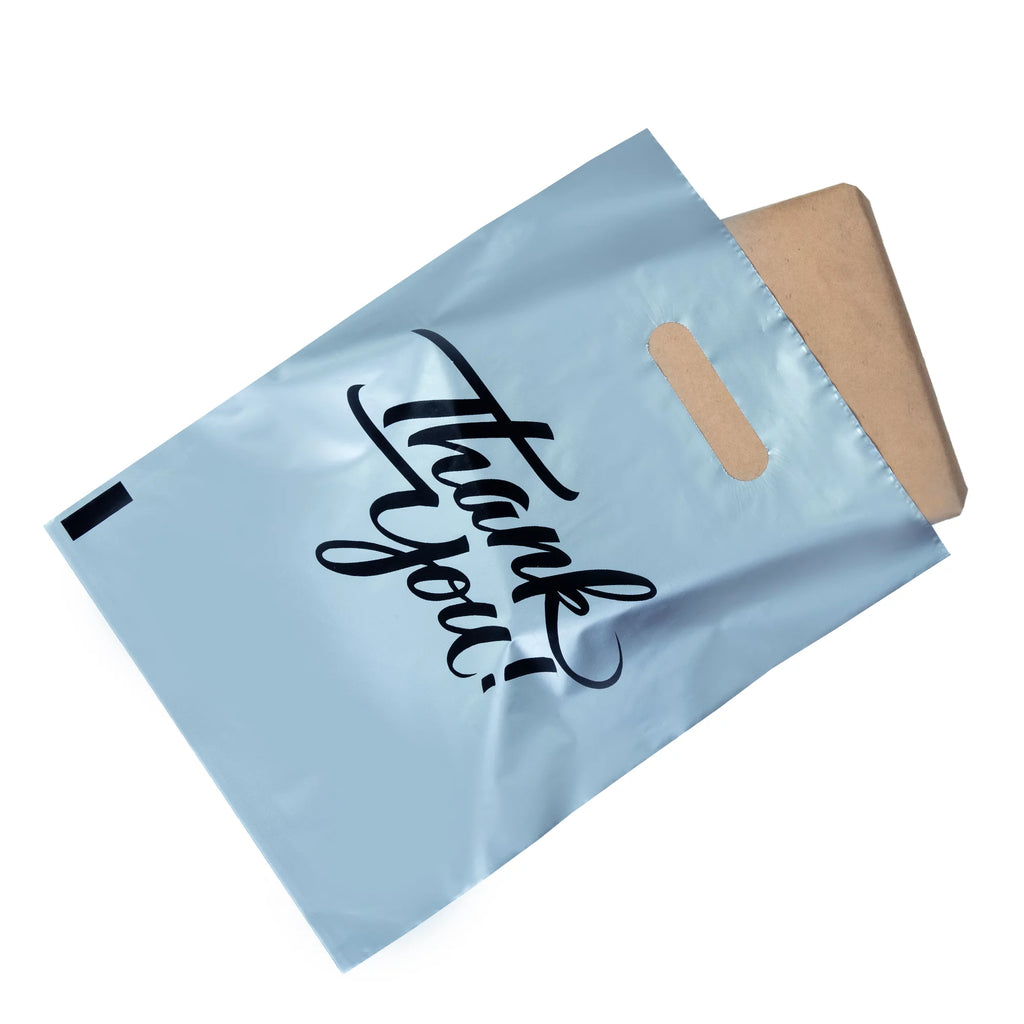 Silver 16"x18" 100pcs Thank You Merchandise Bags Q43445