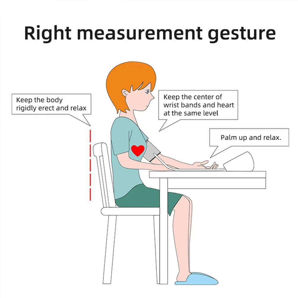 Automatic Digital Blood Pressure Monitor with Adjustable Cuff F78975