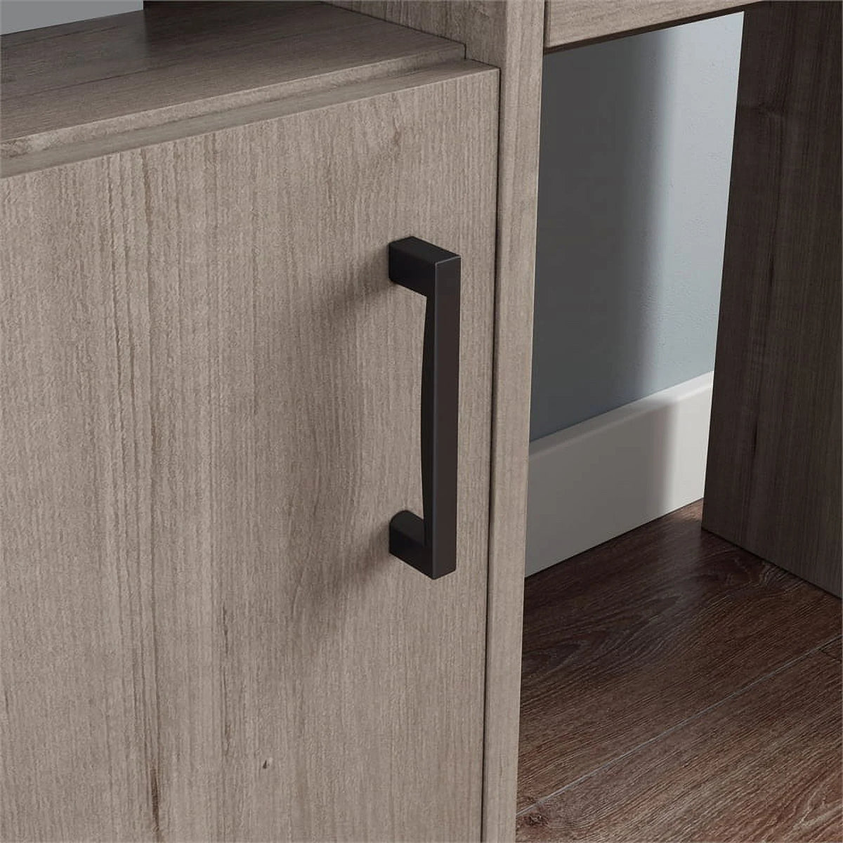 Engineered Wood Desk with Hutch Y8749