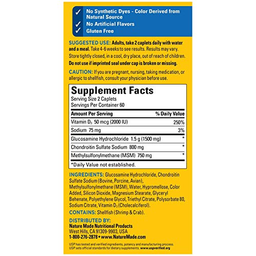Triple Strength Caplets with Vitamin D3, 120 Count P3469