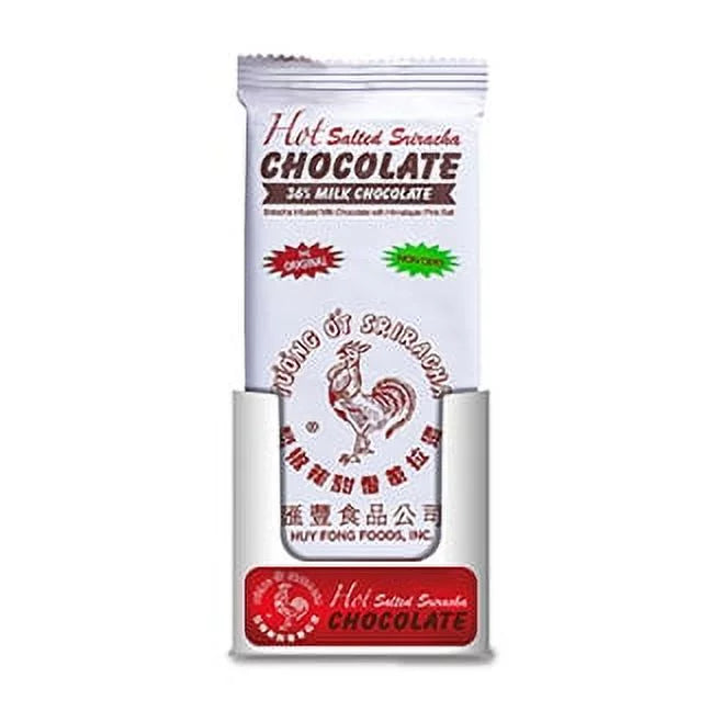 2.5 oz Sriracha Milk Chocolate Bar 12 pack X7117