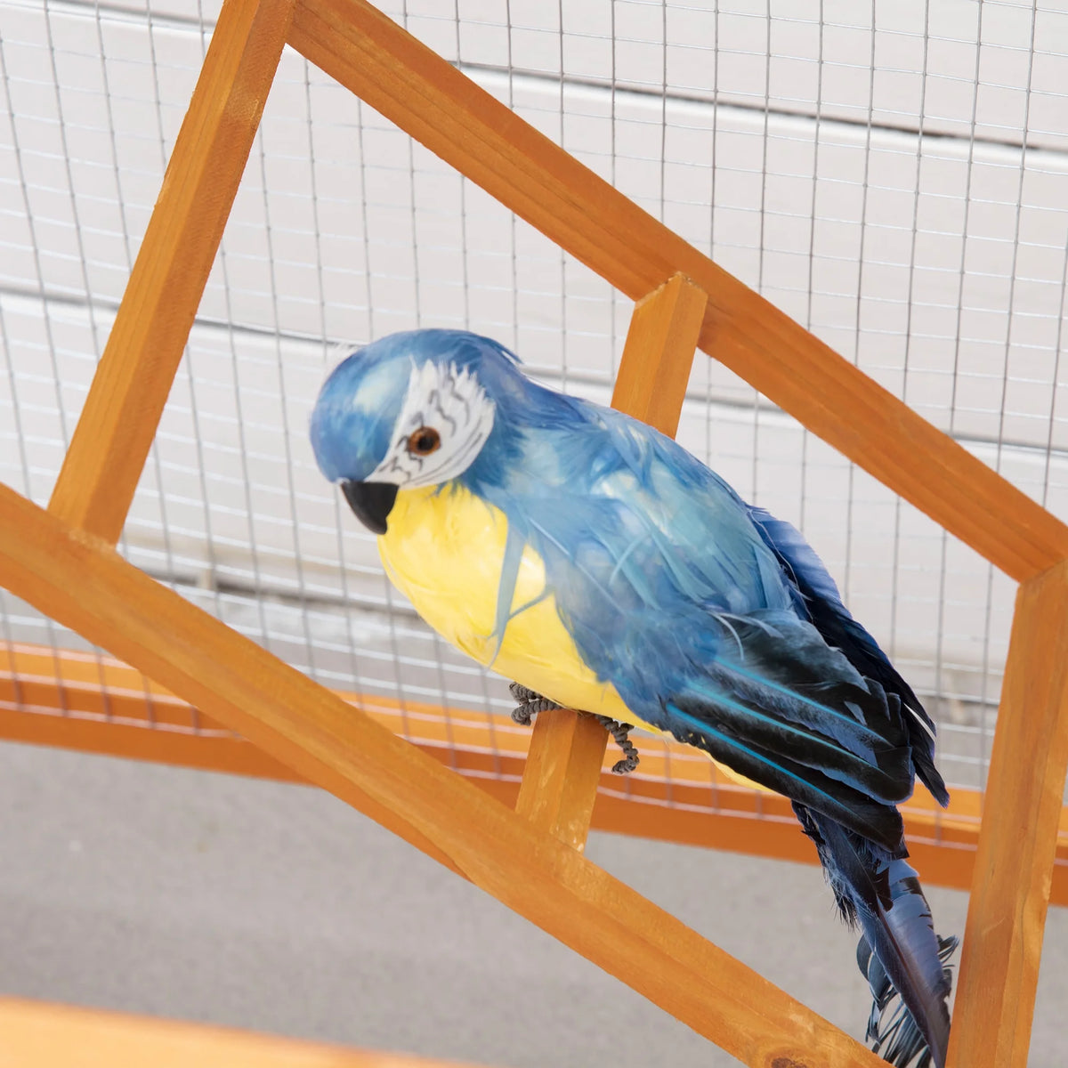 65" Large Wooden Outdoor Bird Cage with 2 Doors Z21426