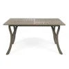 Acacia Wood Rectangular Dining Table Q4385
