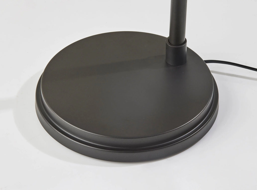 60" 1-Light Black Metal Floor Lamp J563286