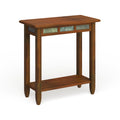 Rustic Oak Chairside Table C743535