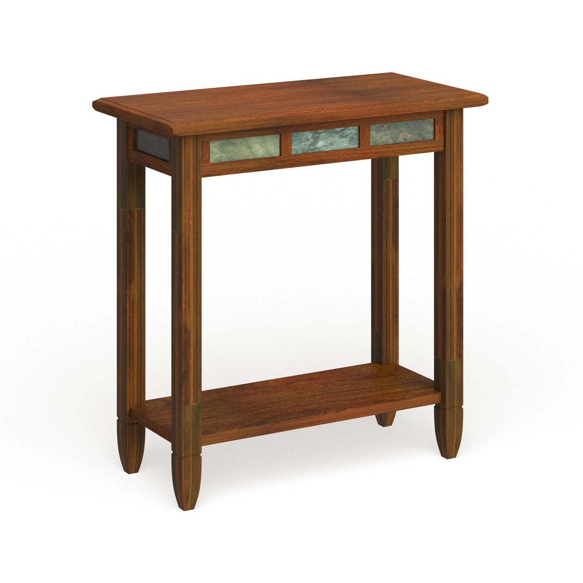 Rustic Oak Chairside Table C743535