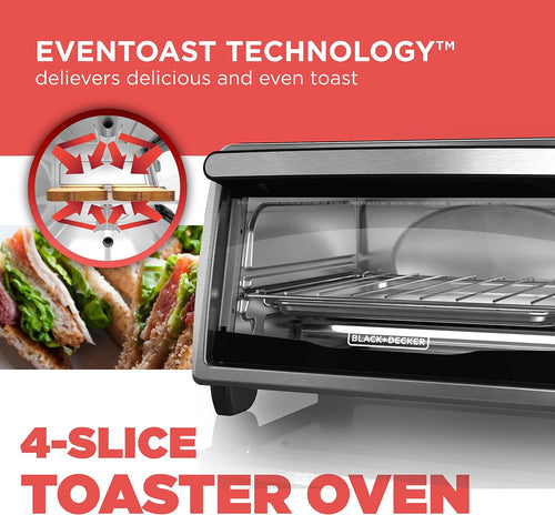 4-Slice Stainless Steel Toaster Oven M408246