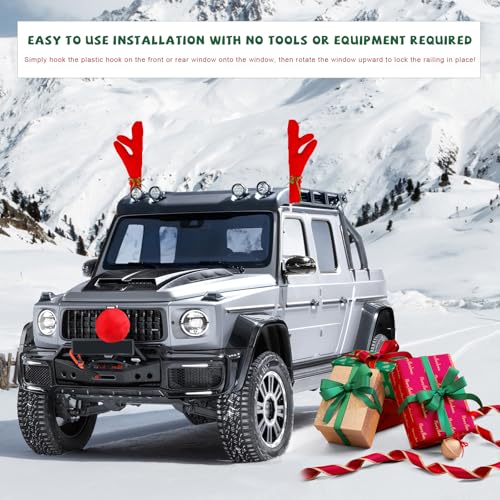 Reindeer Car Decoration Kit with Nose & Antlers N7549